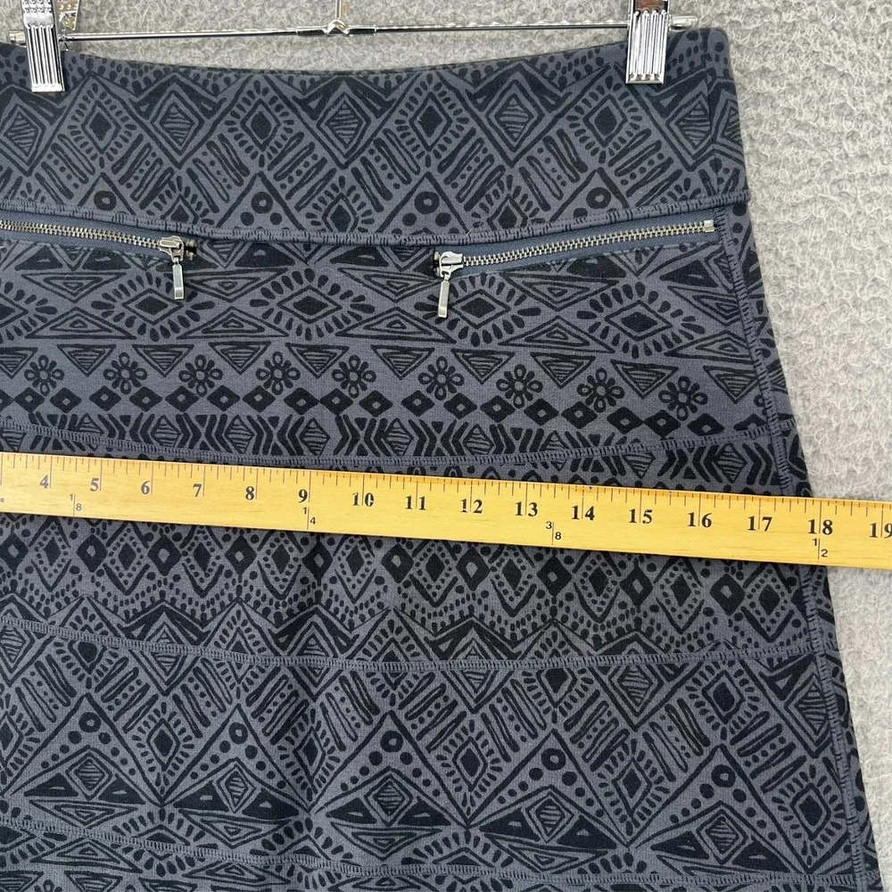 Athleta‎ Womens XS Casseva Strata Geometric Print Zip Pocket Athletic Skirt